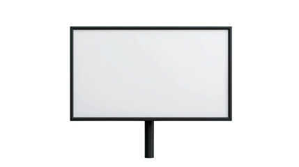 Blank Advertising Billboard for Outdoor Promotion in Urban Setting Ideal for Business Marketing and Creative Campaigns without Any Text or Visual Content