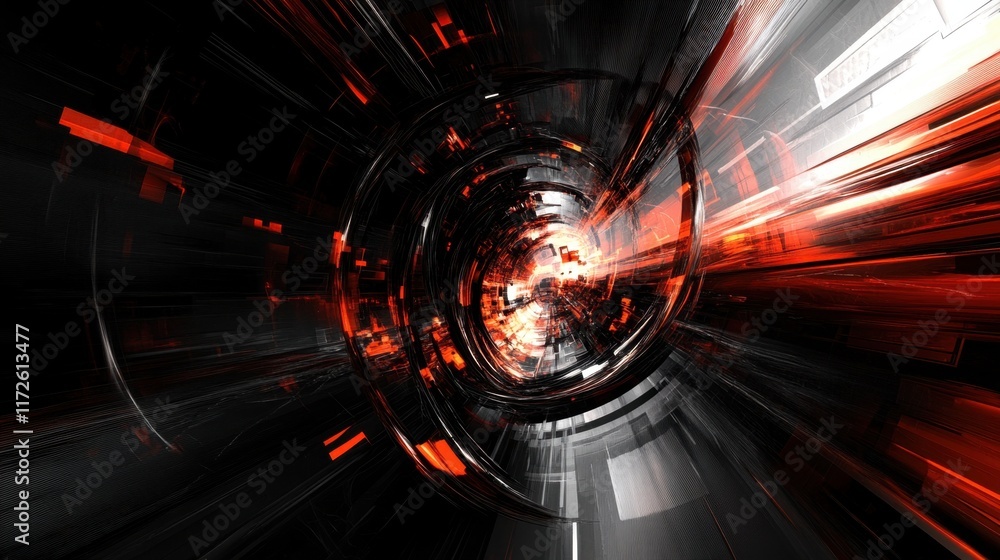 Wall mural abstract professional business team people innovation connection of line from nail node to node on m