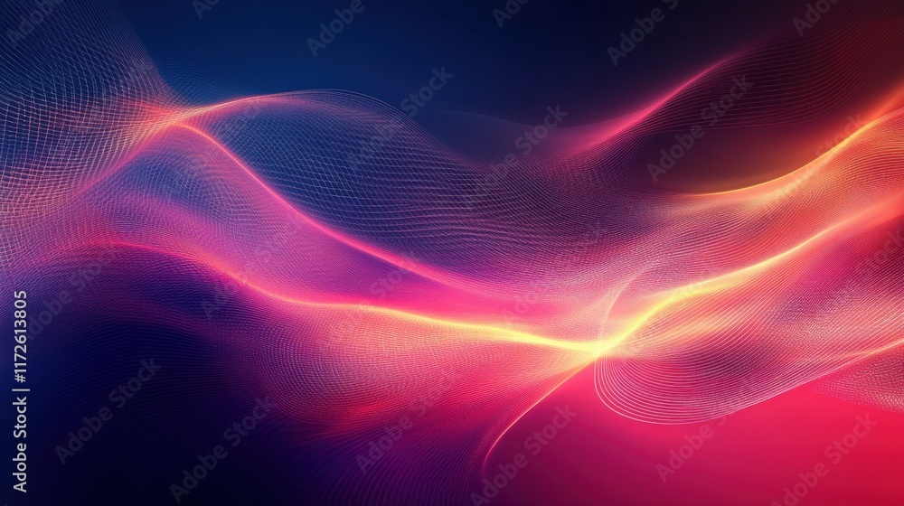 Wall mural abstract professional business team people innovation connection of line from nail node to node on m