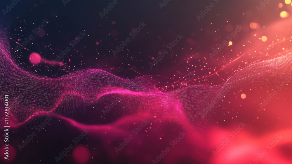Wall mural abstract professional business team people innovation connection of line from nail node to node on m