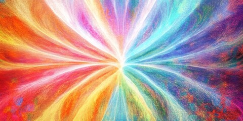 Obraz premium felt stiped with love rainbow pattern 