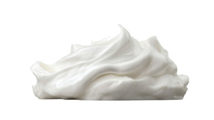 Obraz premium fresh shaving foam isolated on white transparent background