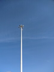 street lamp in the sky