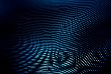 Abstract close-up of a glowing blue digital circuit board, showcasing intricate connections and technological design on a black background.
