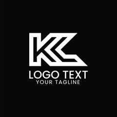 Obraz premium KK Logo Design -Monogram Logo Design