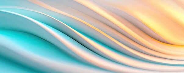 Obraz premium Soft abstract background idea. Abstract waves blending colors in unique patterns for dynamic backgrounds.