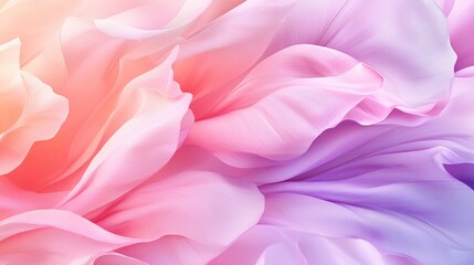 Obraz premium Soft-focus tulips in shades of pink, purple, and white, creating a gentle, romantic floral background.