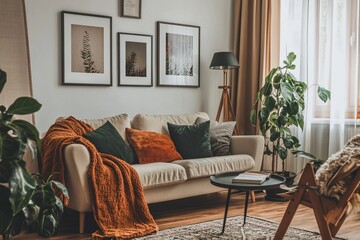 Fototapeta premium office interior design with a modern minimalist concept