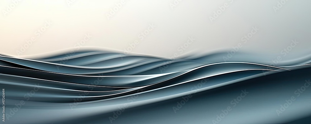 Poster smoke abstract background idea. calm, serene waves reflecting soft light in a tranquil water landsca