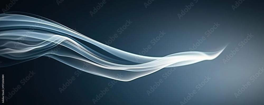 Poster smoke abstract background idea. abstract smoke wave in motion, showcasing elegance and fluidity agai
