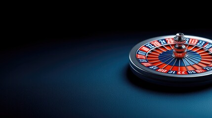 Roulette game action casino location gaming content dark environment close-up view chance concept