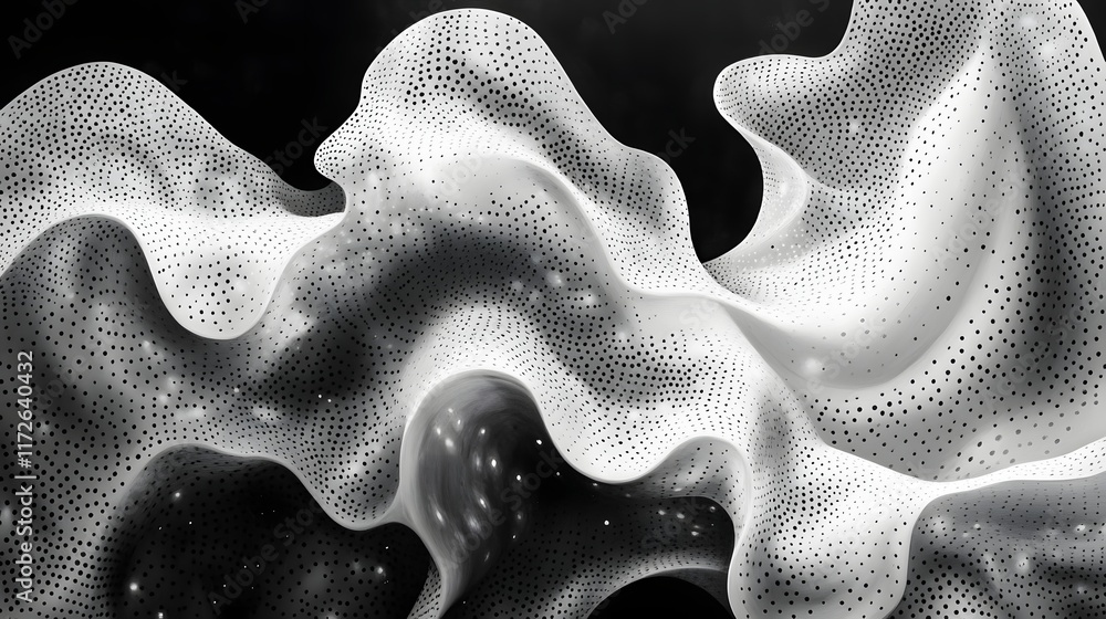 Poster abstract black and white backgrounds. a stunning monochrome photograph showcasing an abstract sculpt