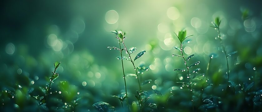 ush Green Grass Texture, vibrant close-up showcasing the intricate details and richness of nature, wide horizontal panorama macro closeup photo of a natural fresh green grass field 