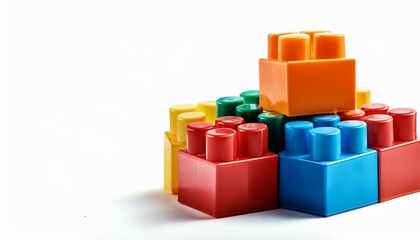 Obraz premium blocks isolated on white