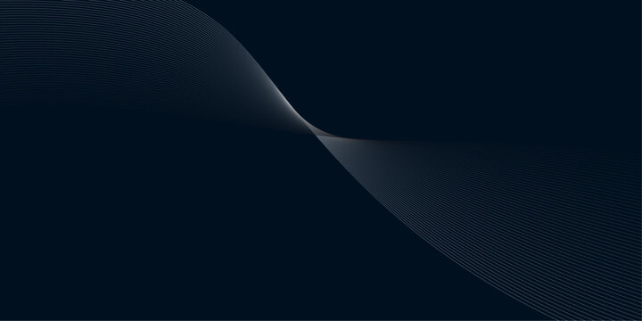 Background abstrak, walpaper abstark, black and white.Wave with lines created using blend tool.Abstract wave element on gray background, vector, illustration.