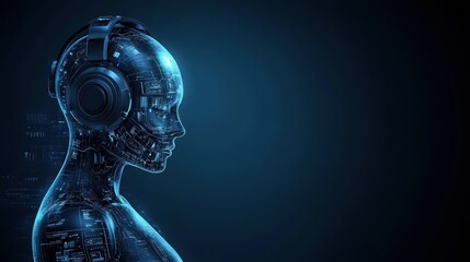 Woman immersed in music, highquality image of person listening with headphones for blogs and websites