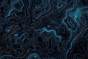 Abstract close-up of a glowing blue digital circuit board, showcasing intricate connections and technological design on a black background.
