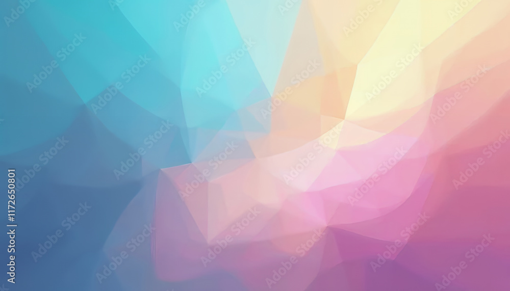 Aufkleber a dreamy abstract background of soft colors blending harmoniously in a beautiful gradient