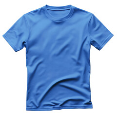 blue male tshirt isolated on a white background