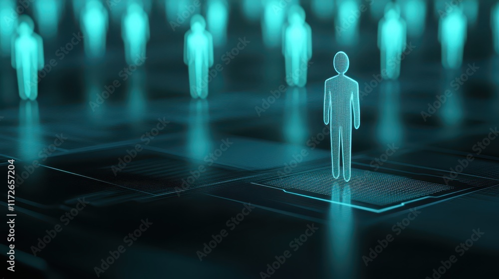 Poster person exploring data visualization, analytics, business intelligence and science