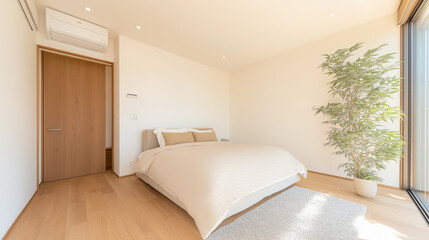 Serene Minimalist Bedroom Design 