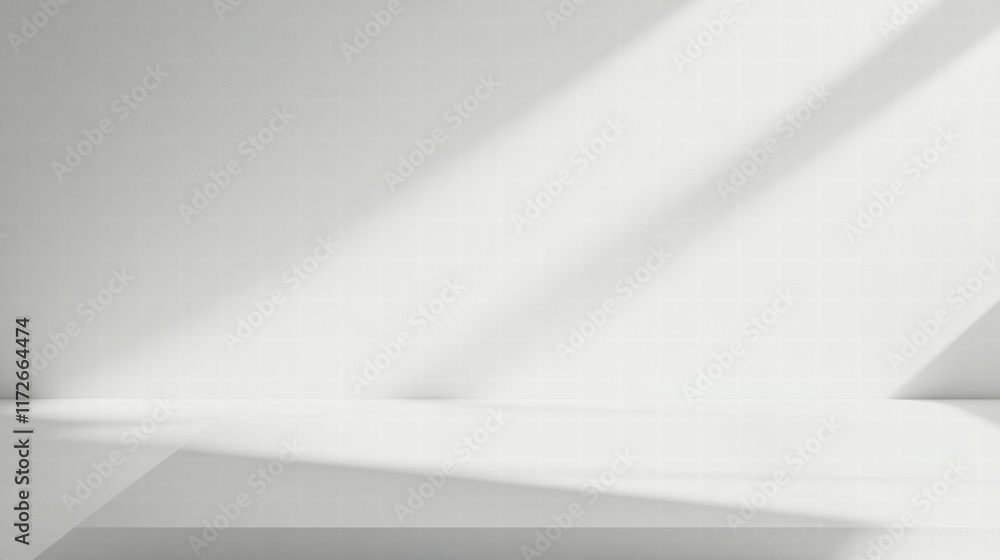 Leinwandbilder pristine white sheet of paper placed on a clean surface in a well lit indoor space during daylight h