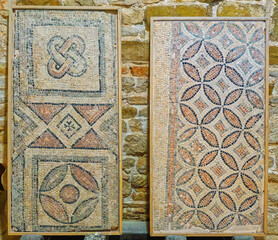 mosaics, Euphrasian Basilica, Porec, Istria, Croatia, Europe, October 2024