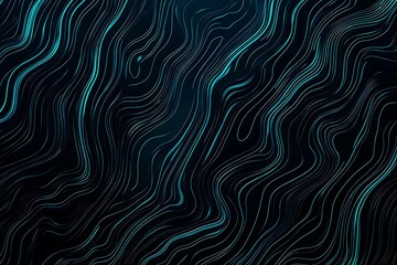 Abstract close-up of a glowing blue digital circuit board, showcasing intricate connections and technological design on a black background.
