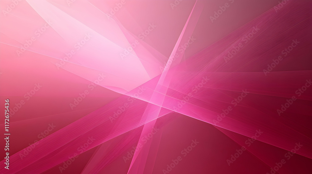 Poster abstract pink and red gradient background with intersecting lines, ideal for presentations, websites