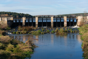 Dam, Kamienna River. Wąchock, Poland. © aerrant