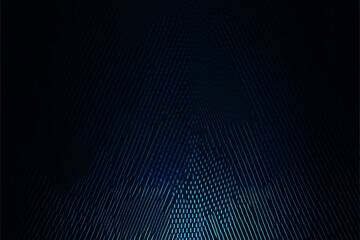 Abstract close-up of a glowing blue digital circuit board, showcasing intricate connections and technological design on a black background.
