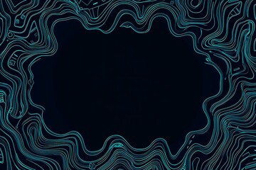 Abstract close-up of a glowing blue digital circuit board, showcasing intricate connections and technological design on a black background.
