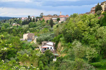 Fototapeta premium Partie ouest de San Miniato