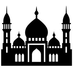 taj mahal silhouette