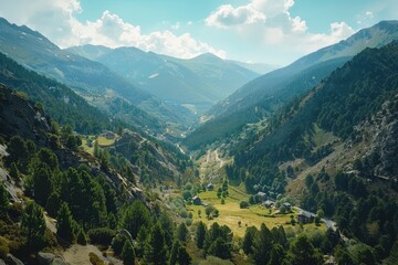 Fototapeta premium drone aerial view