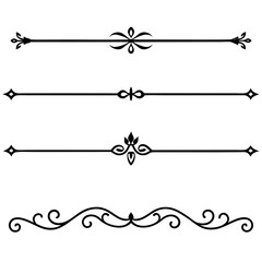 set of elements for design