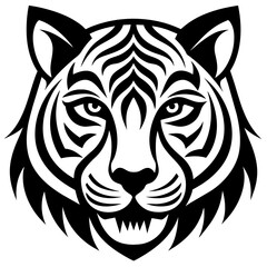 tiger head vector