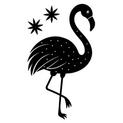 illustration of a flamingo