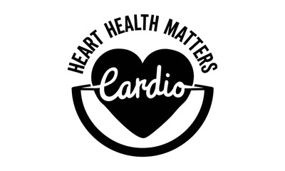 cardio vascular vector clipart graphic