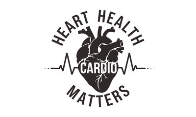 cardio vascular vector clipart graphic