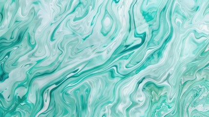 Abstract Watercolor Background for Banner: Blending Teal, Blue and Green with Liquid Fluid Texture