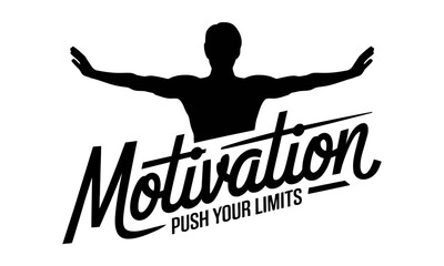 Motivational workout Vector Graphic