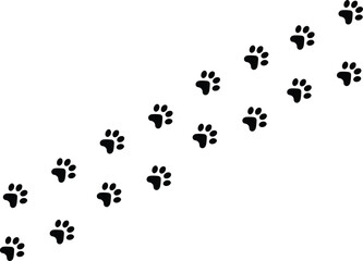 Minimalist Dog Paw Print Outline A Timeless Symbol for Pet Lovers Everywhere