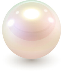 Pearl, 3d orb icon.