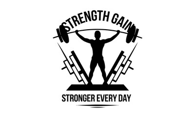 Workout and Health Fitness Vector clipart