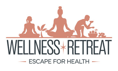 Yoga and Wellness vector Clipart Graphic