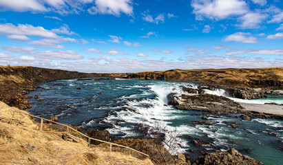 Fototapeta premium waterfall in Iceland