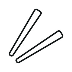 Chopstick icon vector design templates simple and modern