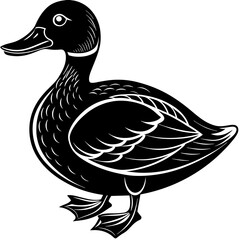 illustration of a duck