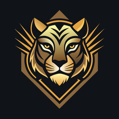 tiger head vector